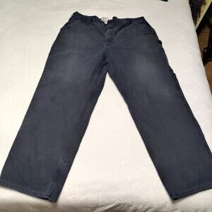 Carhartt B11 MDT Original Dungaree Fit Washed Duck Work Pants Midnight 42 X 32